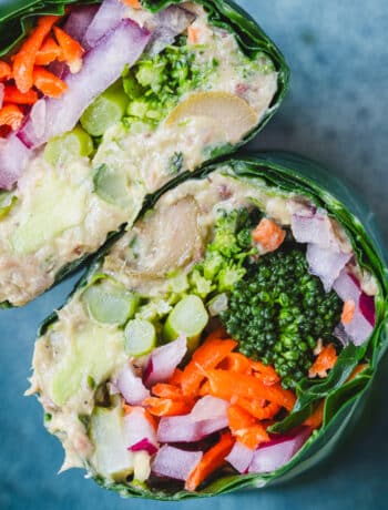 collard greens sardine wrap