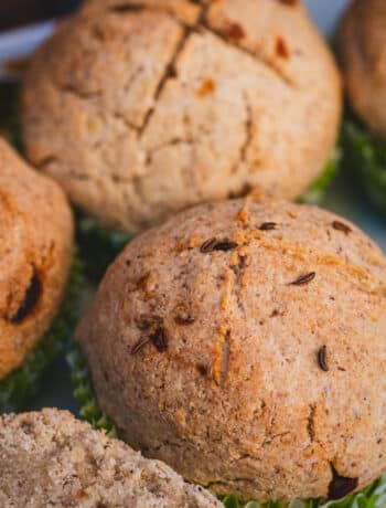 mini gluten free Irish soda breads in muffin paper
