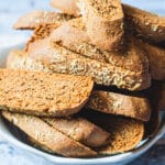 gluten free savory caraway biscotti