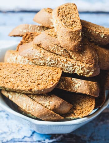 gluten free savory caraway biscotti