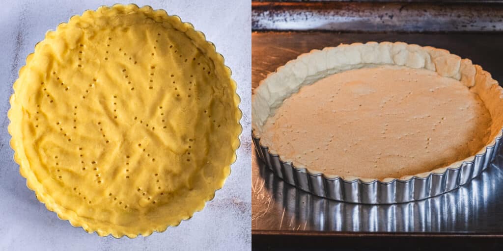 prebaking the crust